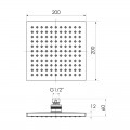 Верхний душ IMPRESE SQ200 - Фото 1